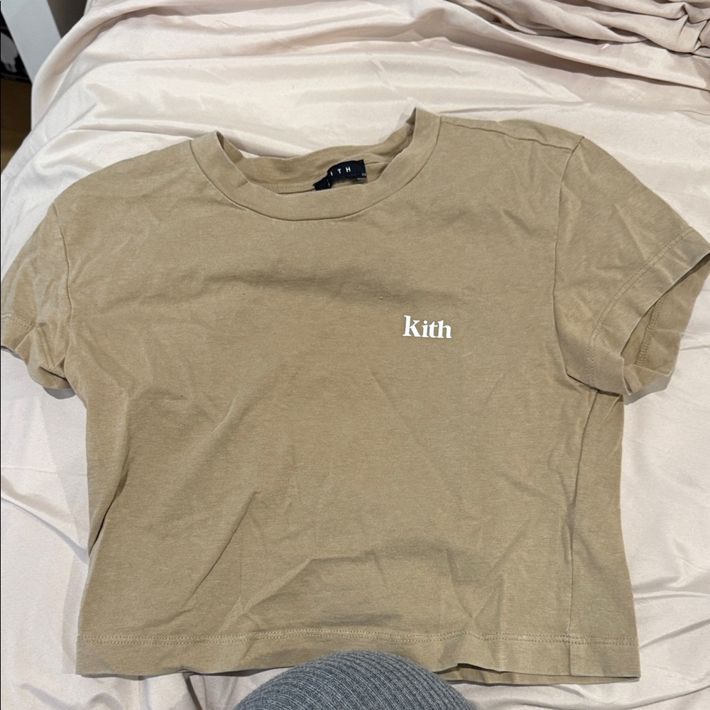 Kith women’s Beige Short Sleeve Tee